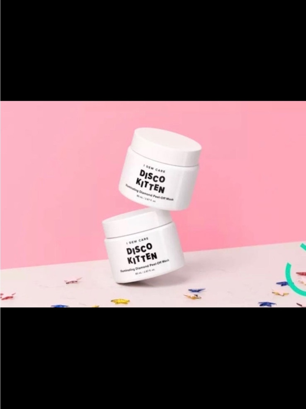 I DEW CARE Disco Kitten Diamond Peel-off Face Mask NEW! Full Sized! $48 - Picture 2 of 8